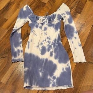 Princess Polly size 2 women tie die mini dress summer‎ boho